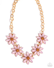 Load image into Gallery viewer, First Date Flowers Pink Necklace