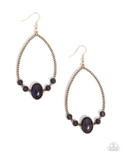 Load image into Gallery viewer, Coiled Craze Black Earrings