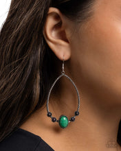 Load image into Gallery viewer, Coiled Craze Green Earrings