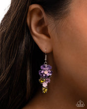 Load image into Gallery viewer, Blooming Ballad Purple Earrings