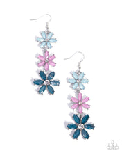 Load image into Gallery viewer, Blooming Bombshell Blue Earrings