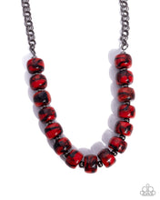 Load image into Gallery viewer, Swirled Serenity Red Necklace