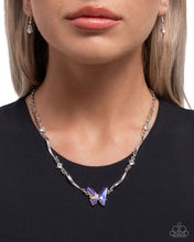 Load image into Gallery viewer, Gliding Glitz Purple Necklace