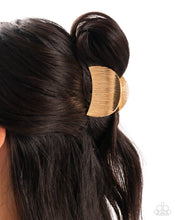 Load image into Gallery viewer, Steadfast Sheen Gold Hair Clip