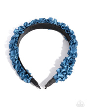Load image into Gallery viewer, Ruffled Recruit Blue Headband