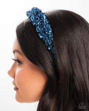 Load image into Gallery viewer, Ruffled Recruit Blue Headband
