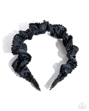 Load image into Gallery viewer, Beaded Broadcast Blue Headband