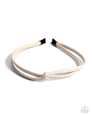 Believe It Or KNOT White Headband
