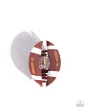 Load image into Gallery viewer, Touchdown Tale Brown Hair Claw