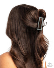 Load image into Gallery viewer, A Glittery Example Blue Hair Claw