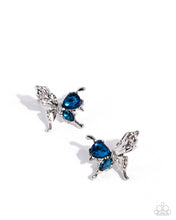 Load image into Gallery viewer, Metamorphosis Moment Blue Post Earrings