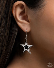 Load image into Gallery viewer, Self-Assured Stars Black Earrings
