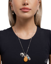 Load image into Gallery viewer, Elephant Empire Orange Necklace