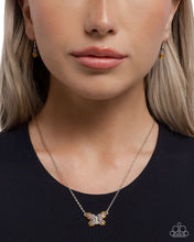 Load image into Gallery viewer, Gliding Glam Yellow Necklace