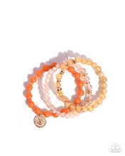Load image into Gallery viewer, WHEEL-Y Colorful Orange Bracelet