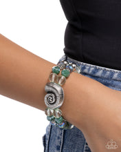 Load image into Gallery viewer, Snail Shimmer Green Bracelet