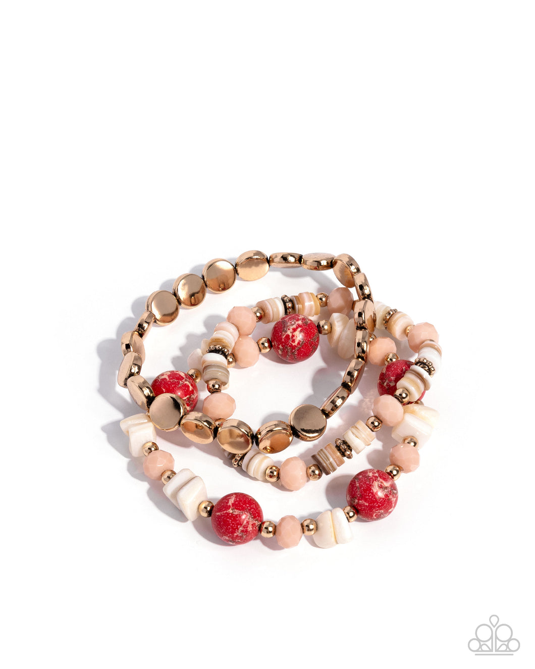 Earthy Entertainer Red Bracelet