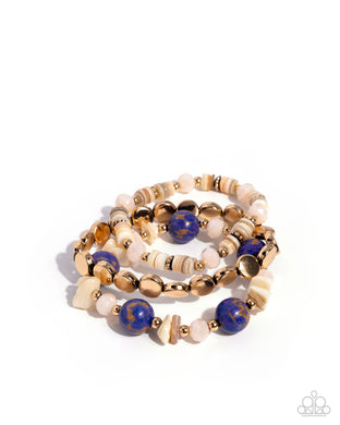 Earthy Entertainer Purple Bracelet