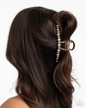Load image into Gallery viewer, Social Shimmer Gold Hair Claw