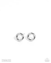 Load image into Gallery viewer, Round Table Radiance Silver Post Earrings