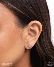 Load image into Gallery viewer, Round Table Radiance Silver Post Earrings