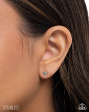 Load image into Gallery viewer, Will You Stay? Silver Post Earrings