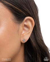 Load image into Gallery viewer, Rose Recognition Silver Earrings Post
