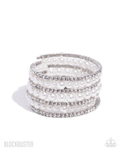 Load image into Gallery viewer, Finalized Flair White Blockbuster Coil Bracelet