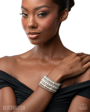 Load image into Gallery viewer, Finalized Flair White Blockbuster Coil Bracelet