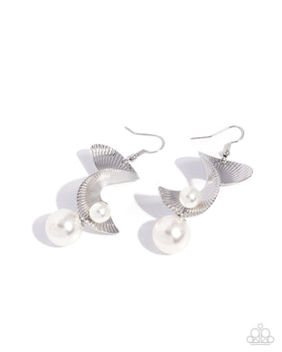 Curator Chic White Earrings