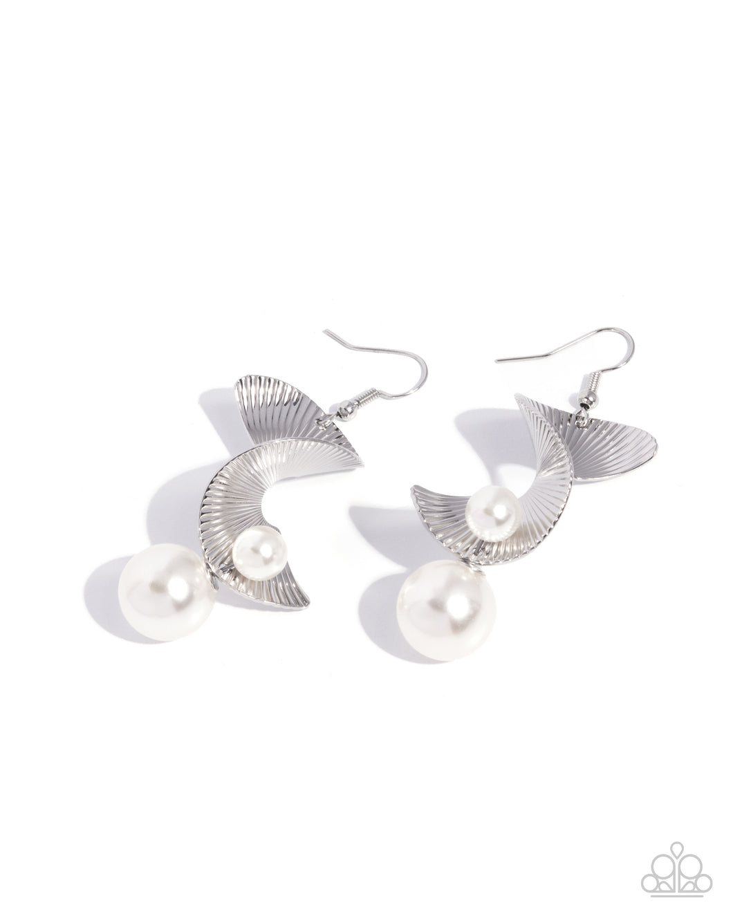 Curator Chic White Earrings