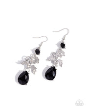 Load image into Gallery viewer, Spiral Sashay Black Earrings
