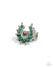 Load image into Gallery viewer, Horseshoe Homeland Green Ring