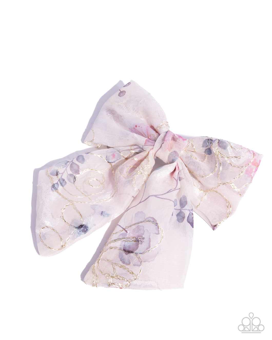 BOW Together White Hair Clip