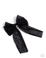 Load image into Gallery viewer, Here We BOW Again Black Hair Clip