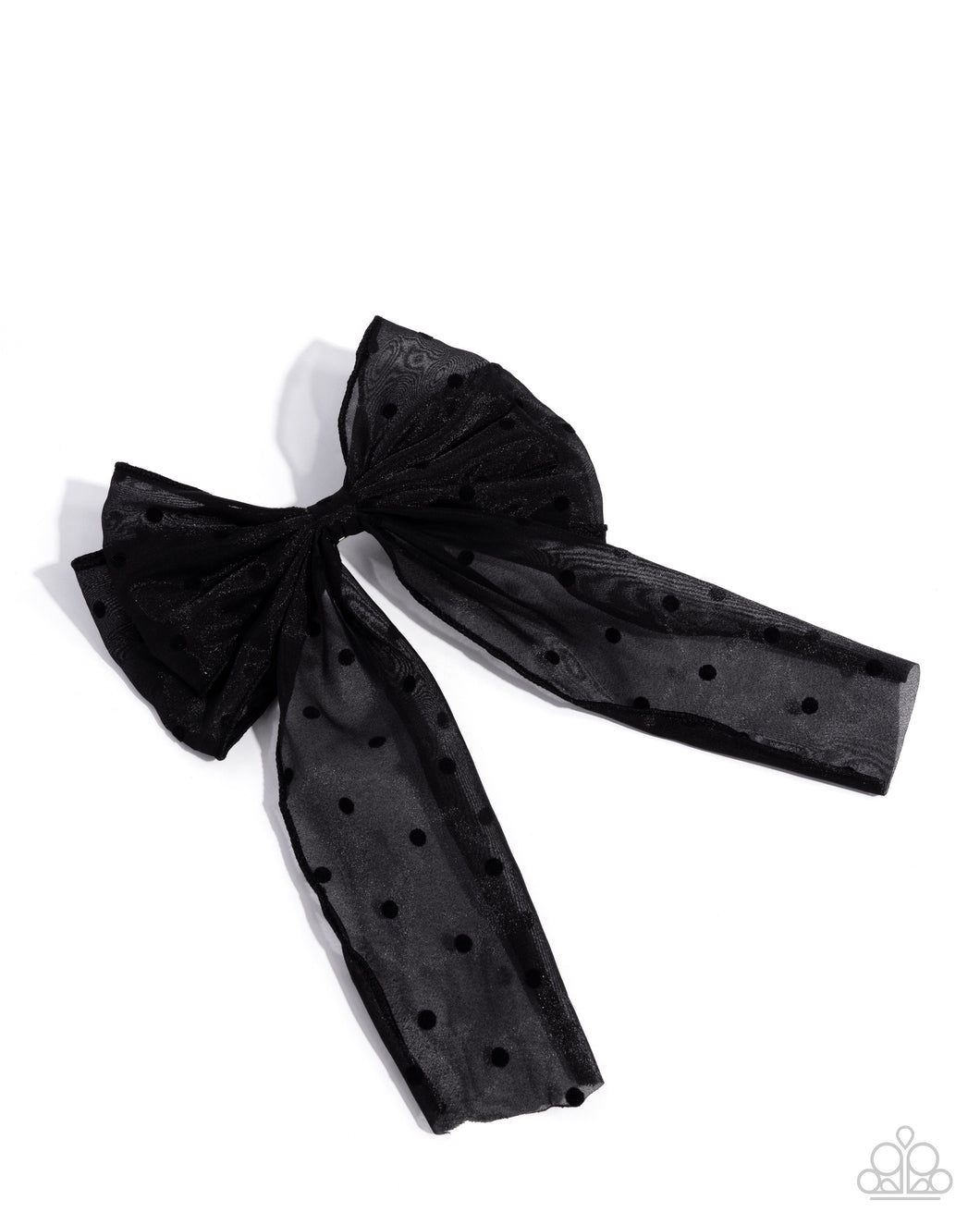 Here We BOW Again Black Hair Clip