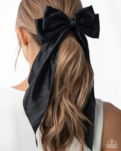 Load image into Gallery viewer, Have A BOW At It Black Hair Clip