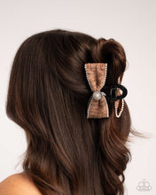 Load image into Gallery viewer, Let Me BOW Brown Hair Claw
