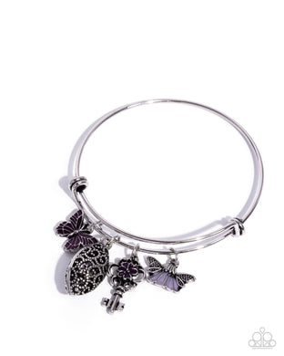 Eclectic Emotion Purple Bangle