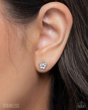 Load image into Gallery viewer, Impending BLOOM Silver Post Earrings