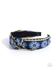 Load image into Gallery viewer, Blooming Business Blue Headband