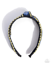 Load image into Gallery viewer, Blooming Business Blue Headband