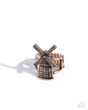 Load image into Gallery viewer, Whimsical Windmill Gold Ring