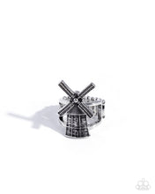 Load image into Gallery viewer, Whimsical Windmill Silver Ring
