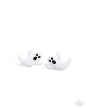 Load image into Gallery viewer, Ghost Hunter White Post Earrings