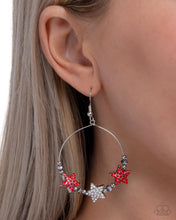 Load image into Gallery viewer, Country Countdown Red Earrings