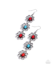 Load image into Gallery viewer, Blooming Buzz Red Earrings