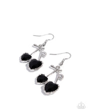 Load image into Gallery viewer, Courting Cherries Black Earrings