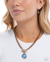 Load image into Gallery viewer, Adventurously Adorned Blue Necklace