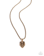 Load image into Gallery viewer, MANE Character Mens Gold Necklace